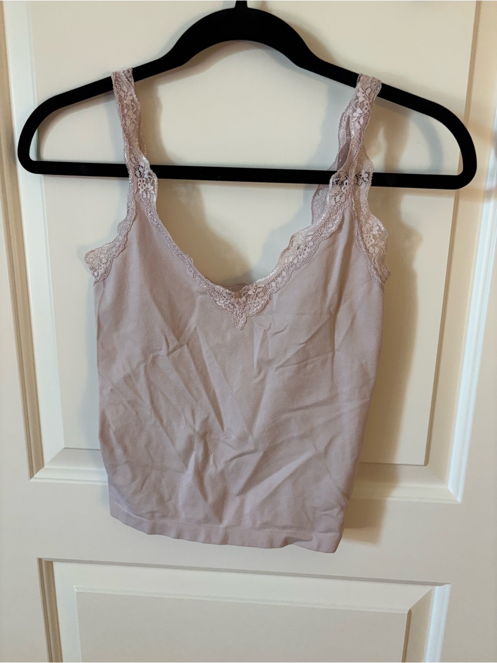 wild fable Lace-Trim Camisole - Light Mauve